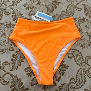 Cupshe Vibrant Orange Bikini Bottom